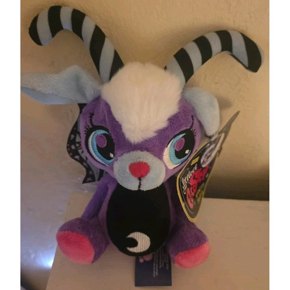 Littlest Pet Shop Purple Moonlite Fairies Plush LPS 2012 Hasbro NWT Whimsical